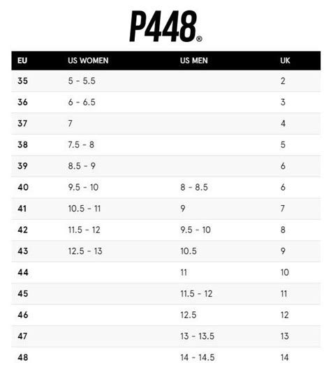 p448 sizing reviews.